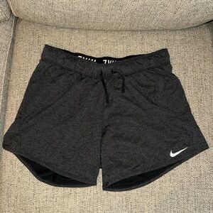 Dark Gray Womens Nike Dri-Fit Shorts (medium)